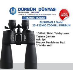 Bushman P25-125x80 Zoomlu Dürbün